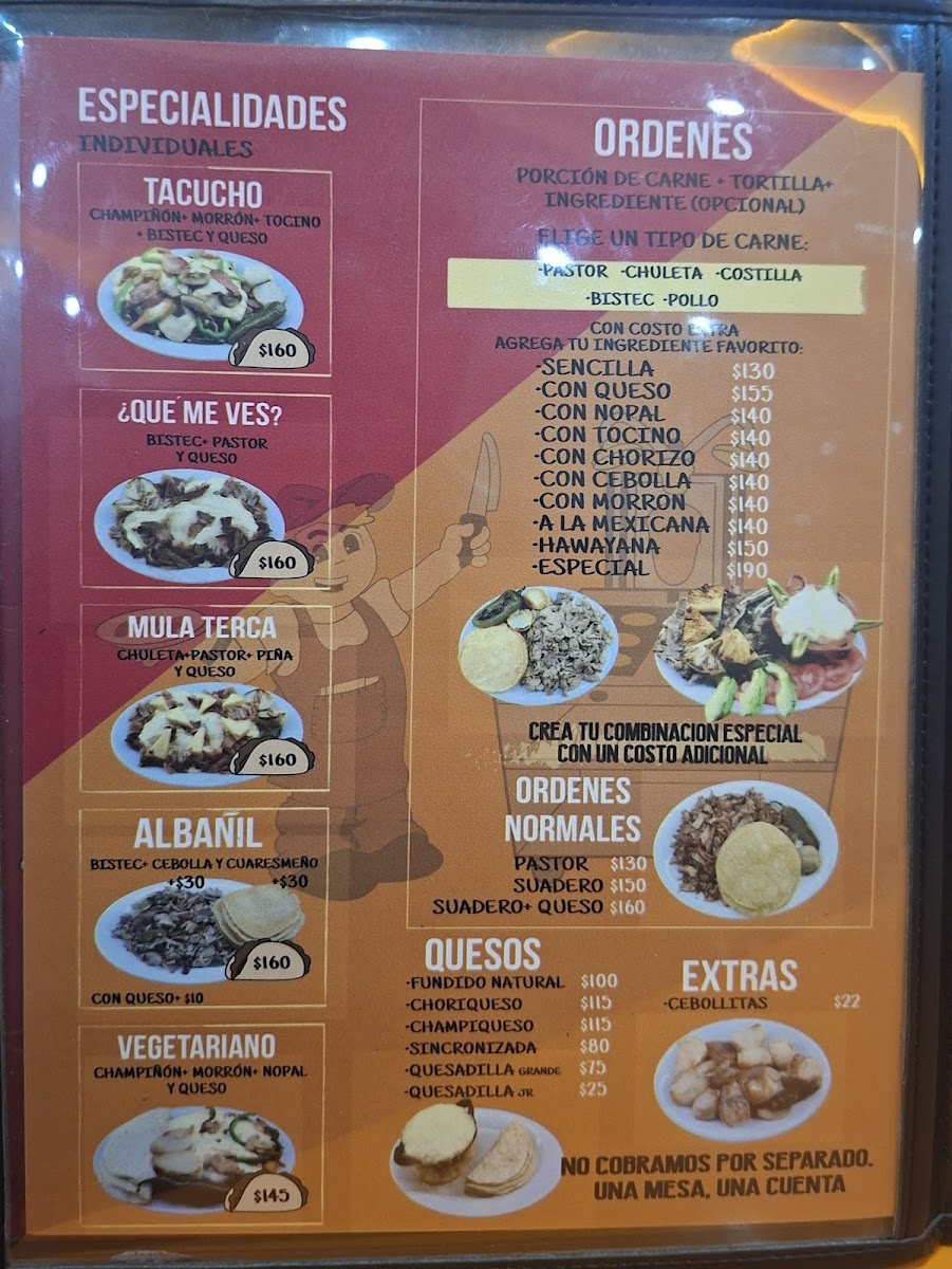 TAQUERIA JAVY TACOS Menu - Image 1