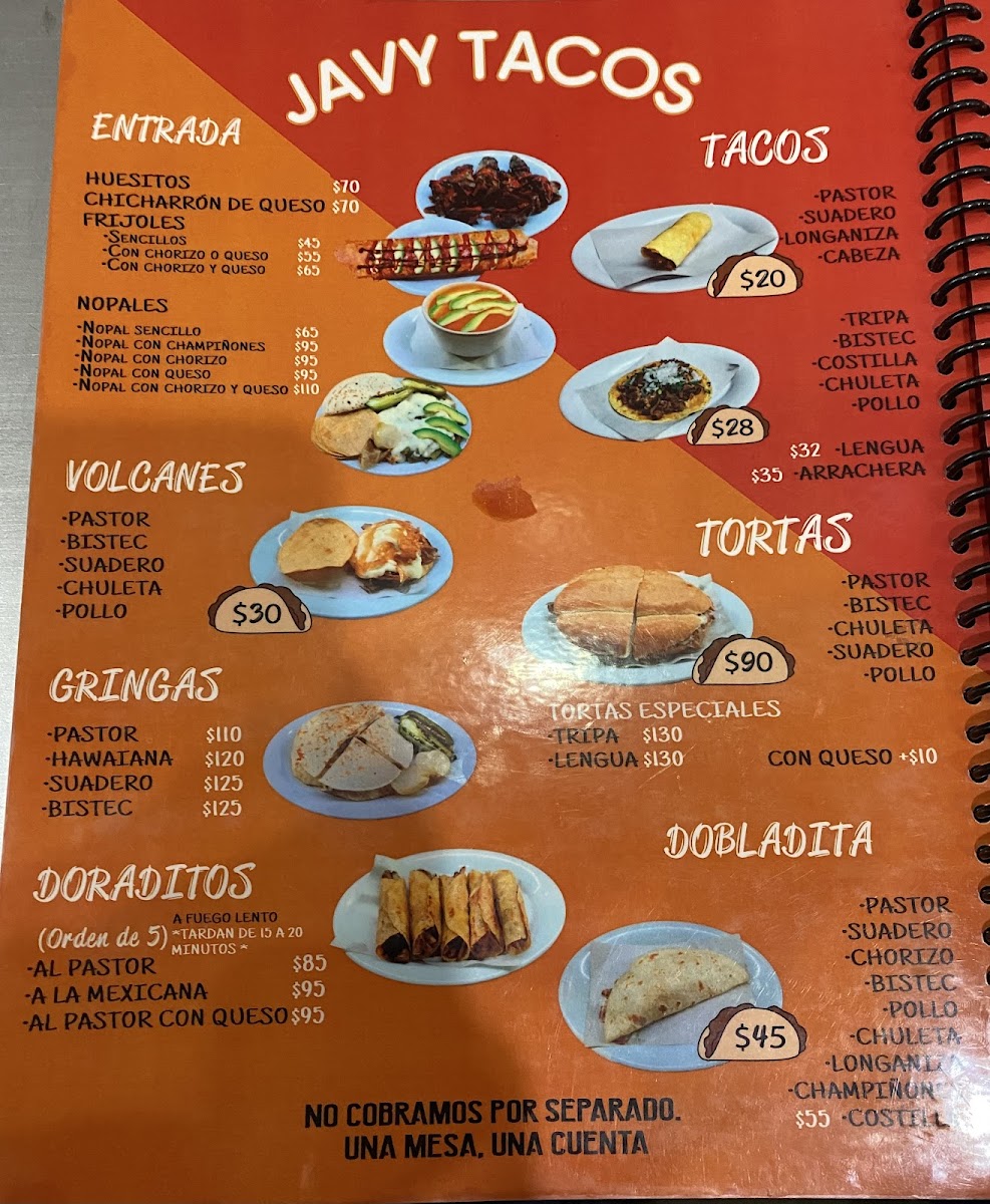 TAQUERIA JAVY TACOS Menu - Image 4