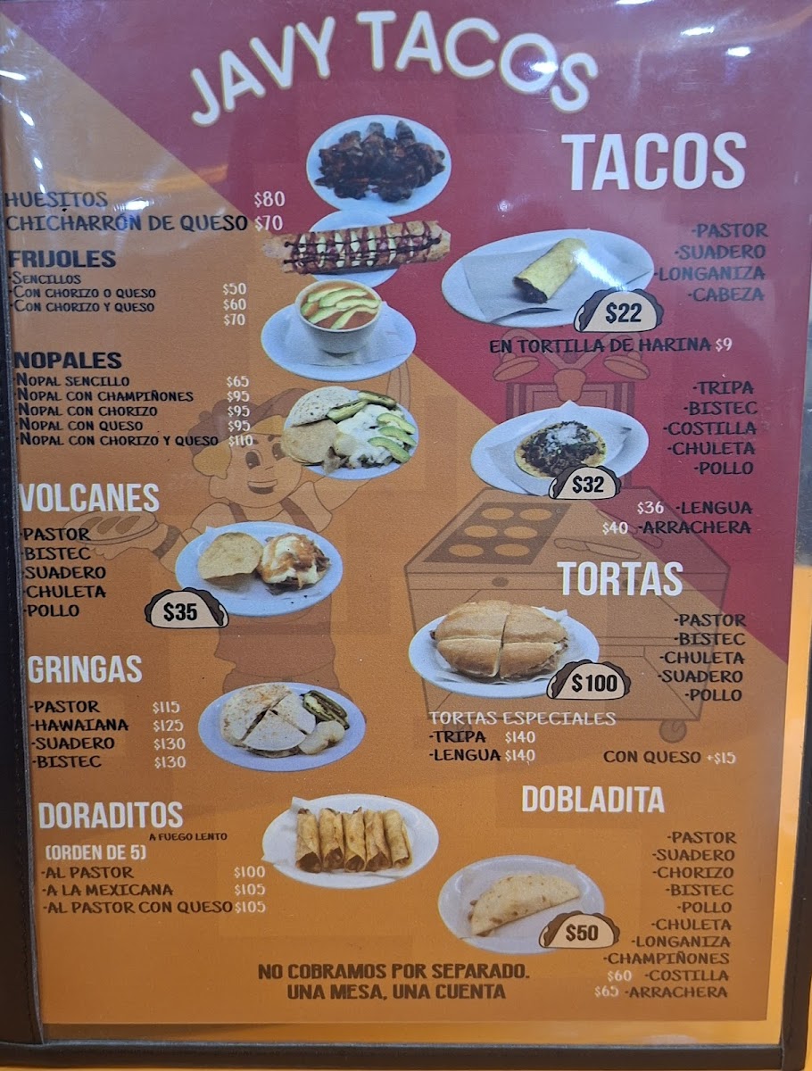 TAQUERIA JAVY TACOS Menu - Image 5